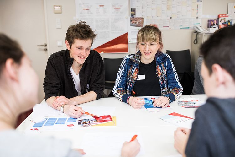 Teilnehmer im Orientierungsworkshop